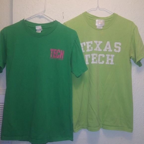 Texas Tech Tops - BUNDLE (2) Texas Tech Short Sleeve T-Shirts